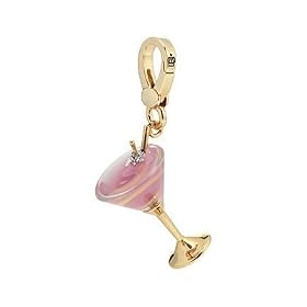 JUICY COUTURE MARTINI GLASS CHARM