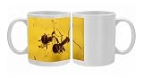 SPH-94 Ants - embrdded in baltic amber. Upper Eocene Photo Mugs