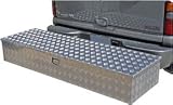 48 Hitch Mounted Diamond Plate Cargo Storage Box