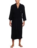 Nautica Mens Micro Fleece Windowpane Robe