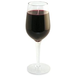 Red Wine Glass - Gel Candle by 