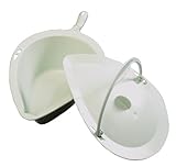 Shower Commode Chair Clean Commode Pan And Lid Green