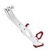 Suuonee Motorcycle Side Stand,Motorcycle Aluminum Alloy Side Stand Tripod Frame Parking Feet Kickstand B05026(Red)