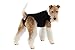 Recovery Suit for Dogs - Dog Surgery Recovery Suit with Clip-Up System - Breathable Fabric for Spay, Neuter, Skin Conditions, Incontinence -33-42 cm Neck to Tail - XXS Dog Suit by Suitical, Black