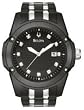 Bulova #98D116 Men's Black IP Dimaond Index Sports Watch