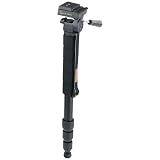 Giottos MV-8250 3 Section Monopod with Built-in Pan/Tilt Head, 59.1 Maximum Height, Capacity 6.6 lbs (3 kg)