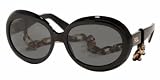 RALPH LAUREN RL 8026 5001-87 BLACK PLASTIC WITH PLASTIC CHAIN SUNGLASSES