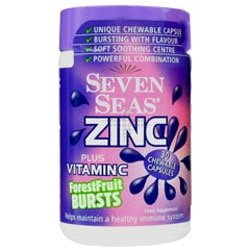 Seven Seas Chewable Zinc Plus Vitamin C x 30