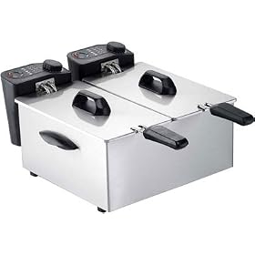 7 Litre Twin Deep Fat Fryer (2 x 3.5L Baskets)