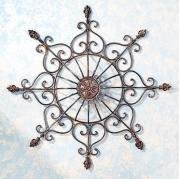 Roman Rustic Metal Wall Decor Sculpture 28"