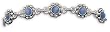 Blue and Silver Berry Bracelet