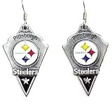 Pittsburgh Steelers Enameled Pewter NFL Earrings