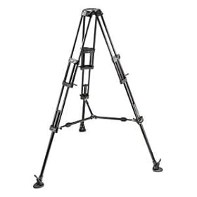 Manfrotto 545B 2-Stage, 3-Section Twin Leg, Lightweight Aluminum Professional Video Tripod with Mid-Level Spreader