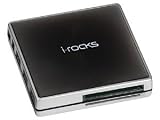 I-Rocks IR-8100 All in 1 Hub/Card Reader - Card reader - all-in-1 ( CF I, CF II, MS, MS PRO, Microdrive, MMC, SD, SM ) - Hi-Speed USB