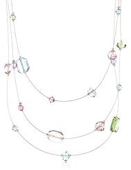 Multi-Colored Swarovski Elements Illusion Necklace, 16+3" Extender