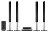 LG BH9540TW 3D Blu-ray 9.1 Heimkinosystem (1460 Watt, Ultra HD Upscaling, WLAN, Smart TV, Bluetooth, drahtlose Rücklautsprecher) schwarz/silber