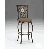 Hillsdale Furniture - Brookside Oval Fossil Back Swivel Barstool - 4815-830 ....