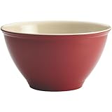 Rachael Ray Cucina Pantryware Melamine Garbage Bowl, Cranberry Red
