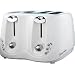 Russell Hobbs 13899 4 Slice Compact Toaster in white and chrome