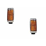 EAGLE EYES PAIR SET RIGHT & LEFT PARK CLEARANCE LIGHTS LAMPS CHR by Unknown