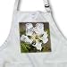 Close up of a berry flower - BLACK Full Length Apron With Pockets 22w X 30l