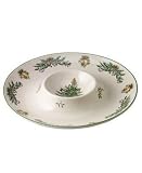 Spode Christmas Tree Garland Chip N Dip