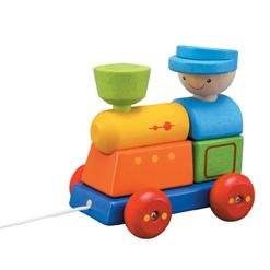 Childrens Toyshop  Toys : PLAN TOYS WOODEN SORTING TRAIN