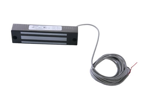 SecuritronM32F Face Mount Magnalock Electromagnetic Lock, 600lbs Holding Force, 12/24VDC