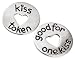 Pewter Keepsake Token - Kiss (good for one kiss)