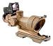 Acog 4 X 32 Scope Dark Earth Brown Center Illumination Crosshair.223 Ballistic Reticle, Amber