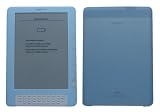 iShoppingdeals Blue Silicone Skin Case For Amazon Kindle DX Wireless Reading Device + Anti Scratch LCD Screen Protector + Fishbone Style Keychain