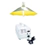 Hydrofarm 1000 Watt HPS Parabolic Economy Grow Light System & General Hydroponics pH Control Kit Bundle Pack