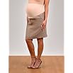 A Pea in the Pod Collection: Secret Fit Belly(tm) Knee Length Embellished Pocket Solid Fabric Maternity Skirt