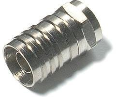 CHANNEL VISION 2104-QS Quad Shield F-Connector with Crimp Sleeve