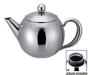 Stainless Steel Teapot with Infuser - 51oz. Capacity