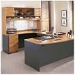 Bush Industries BSHWC24412 Open Single Bookcase- 17-.88in.x15-.38in.x72-.88in.- Dark Cherry