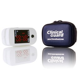 Finger Pulse Oximeter with Easy-Carry Soft Case and Neck/wrist cord