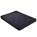 Serta Chestnut Duct Cotton Full Futon Mattress, Black