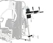 Body Solid VKR30 Vertical Knee Raise Attachment for EXM3000LPS Gym