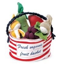 Organic Fruit Basket Teething Toys - Safe, Non-toxic Toys
