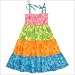 Girls Multi Tier Elastic Sundress
