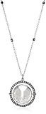 Moritz Glik "Kaleidescope" 18K and 14K White Gold Floating Diamond Hourglass Pendant Necklace