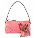 NEW AUTHENTIC JUICY COUTURE PADLOCK LEATHER EVA SHOULDER BAG (Pink) YHRU1432