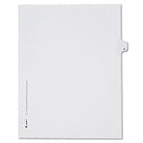Allstate-Style Legal Side Tab Divider, Title: S, Letter, White, 25/Pack