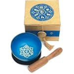 Meditation Bowl and Box, Om Lotus Image; 3