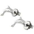 Sterling Silver Dolphin Studs