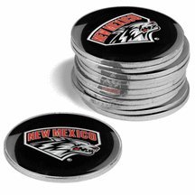 New Mexico Lobos Golf Ball Marker Pack)