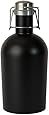 Asobu Coolest Stainless Steel Beer Growler 2 Go, 64 oz, Black