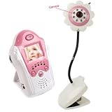 Buy 1.5 TFT LCD Screen Digital 2.4G 4CH Wireless Baby Monitor Video Camera Pink...