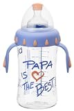 bibi wide-neck bottle, Papa pastel, 250ml